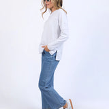Jayne Throw On Top White
