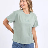 Huntleigh Oversized Tee Iceberg Green