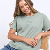 Huntleigh Oversized Tee Iceberg Green