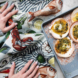 Fish & Citrus Tea Towel