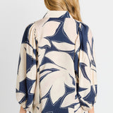 Nova Shirt - Navy Floral Print