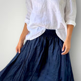 Lola Skirt by FROCKK in navy linen