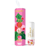 Pomegranate & Blackcurrant Hanging 9gm Lip Balm - Pink - Xmas Flowers Collection -