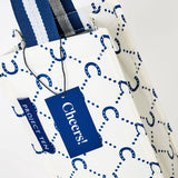 Wine Bag – Navy Horseshoe