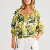Seaside Top - Tropical Deco (pre order)