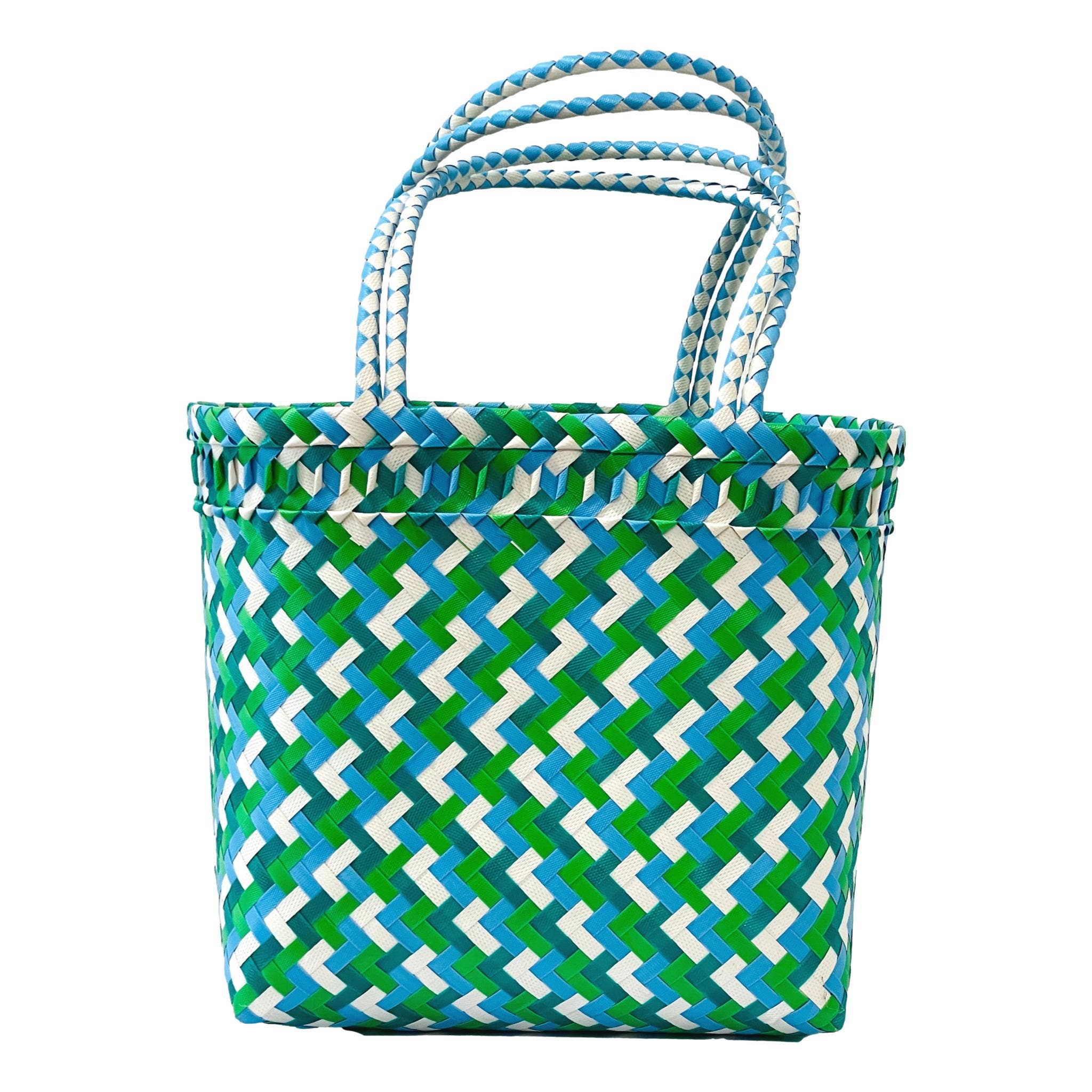 (Pre Order)Large Recycled Plastic Woven Shopping Bag