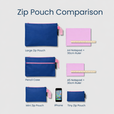 Mini Zip Pouch – Oxford Stripe