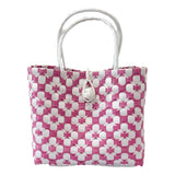 (Pre Order) Daisy Mini Recycled Plastic Woven Tote Bag