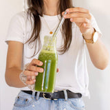 (Pre Order) Thick Stainless Steel Smoothie Straws Straws