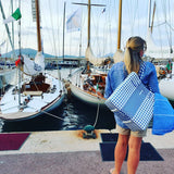 (Pre order) Large Recycled Plastic Woven Tote Bag