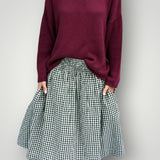 Lola Skirt by FROCKK - black gingham