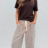 Carter Barrel Jeans Chocolate Stripe