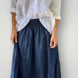 Lola Skirt by FROCKK in navy linen