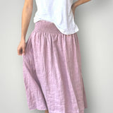 Lola skirt - By FROCKK dusty rose linen