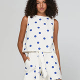 ROSE TOP - POLKA DOT