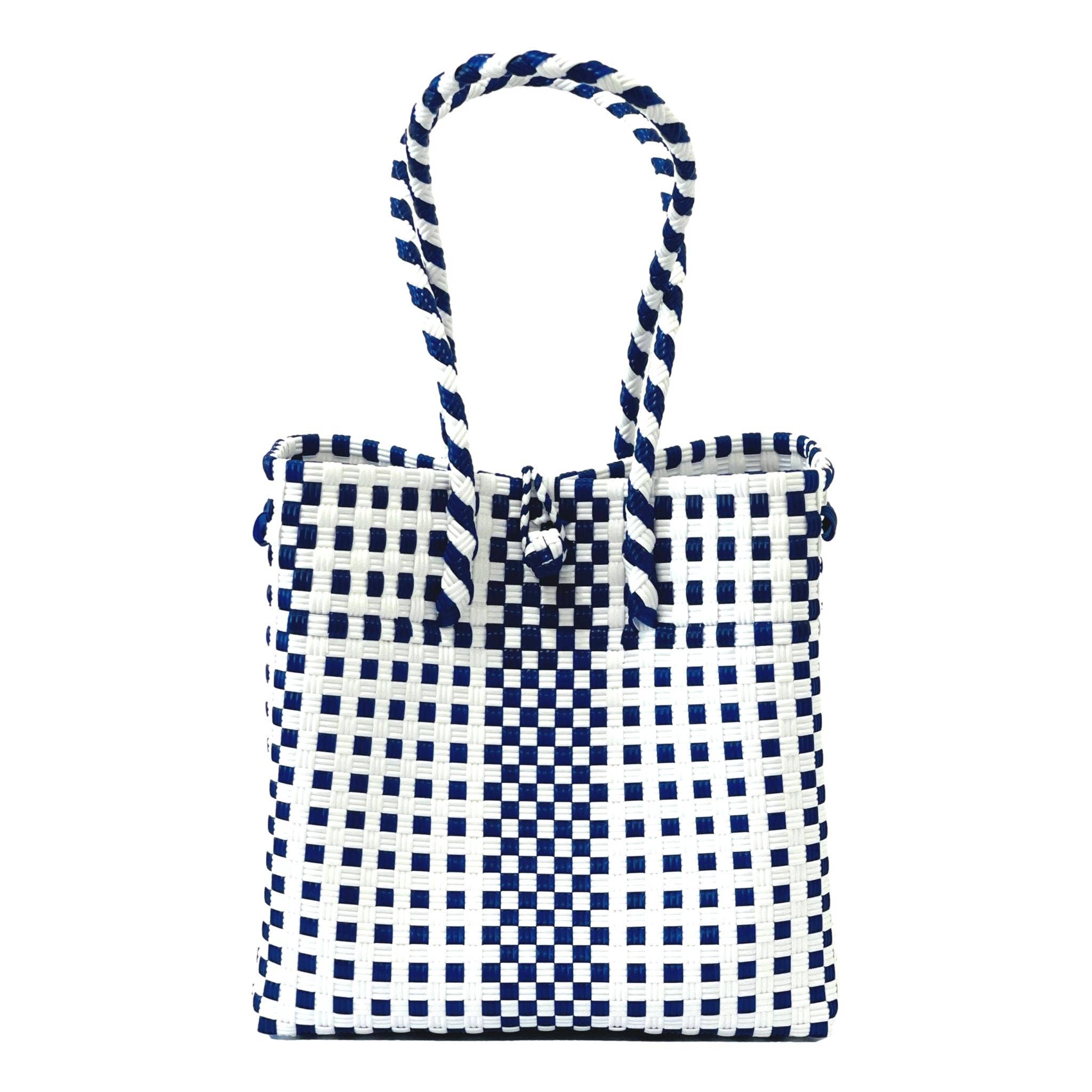 (Pre order) Large Recycled Plastic Woven Tote Bag