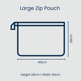Large Zip Pouch – Boats