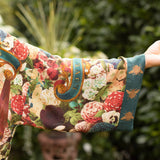 Stay Gold Pixie Duster Cropped Kimono w/ Rabbit, Bees