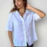 ERIN SHIRT- WHITE LINEN by FROCKK