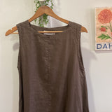 ADELE dress by FROCKK in SOIL linen