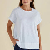 Shirley Short Sleeve Tee - White