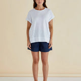 Shirley Short Sleeve Tee - White