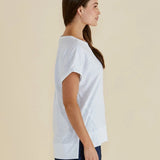 Shirley Short Sleeve Tee - White