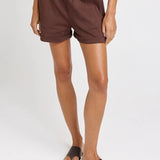 Nikki Cotton Relax Short - Chocolate