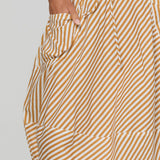 Guru Skirt - Mustard Stripe