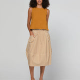 Guru Skirt - Mustard Stripe