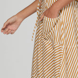 Guru Skirt - Mustard Stripe