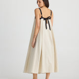 Erica Dress Natural W Black