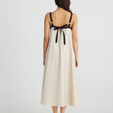 Erica Dress Natural W Black