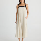 Erica Dress Natural W Black