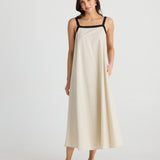 Erica Dress Natural W Black
