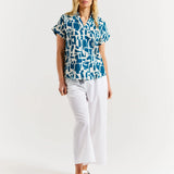 Flores Blouse - Geo Print