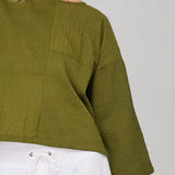 Dimple Top - Khaki