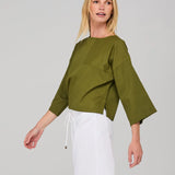 Dimple Top - Khaki