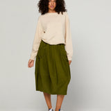 Cord Guru Skirt - Olive Green