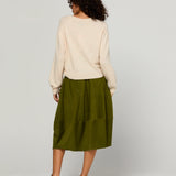 Cord Guru Skirt - Olive Green