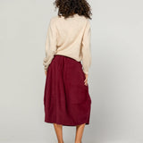 Cord Guru Skirt - Merlot