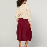Cord Guru Skirt - Merlot