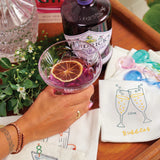 Pina Colada Cocktail - Fabric Napkin