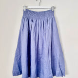 Lola skirt -by FROCKK in Cornflower blue linen