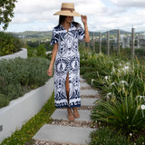 Mia Shirt Dress | Navy