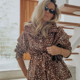 Ana shirt / jacket -Deer print LJC designs