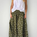 Lulu skirt by FROCKK in Army spot