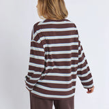 HARPER STRIPE L/S TEE by FOXWOOD