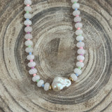 Beaded Pearl Necklace