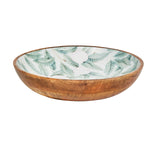 White Peach Mango Wood Bowl